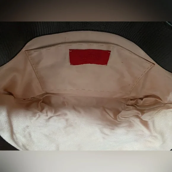 RARE Y2K Authentic Valentino Garavani intricately beaded silk and leather tote ~ - Picture 13 of 16